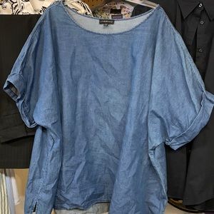 Lane Bryant 26/28 denim shirt